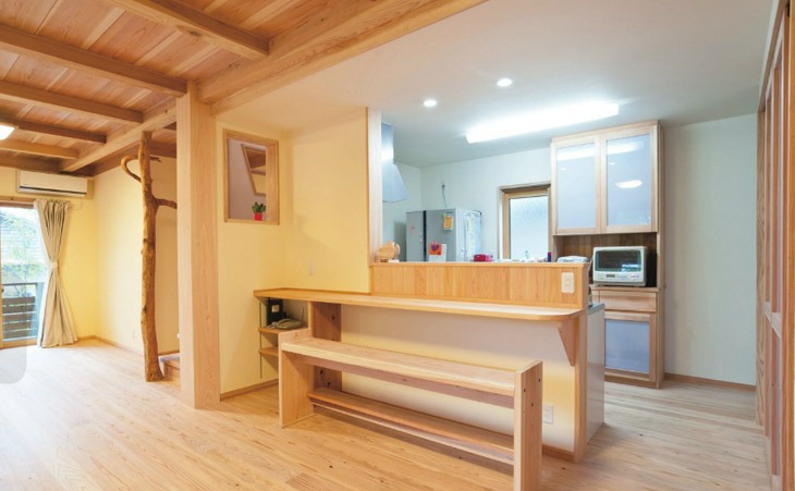 キッチンと対面カウンター